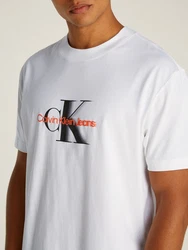 Calvin Klein Jeans T-Shirt MONOLOGO SHIFT TEE Weiß/Türkis/Grün/Khaki/Grau/Rot/Schwarz