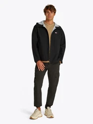 Tommy Jeans Blouson TJM TECH WINDBREAKER Schwarz/Dunkelgrau/Hellblau