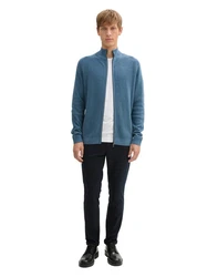 TOM TAILOR Strickjacke mit Logo 