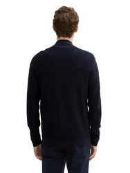 TOM TAILOR Strickjacke mit Logo 