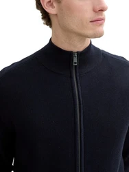 TOM TAILOR Strickjacke mit Logo 