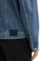TOM TAILOR Jeansjacke mit Reverskragen Hellblau/Blau/Creme