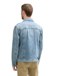 TOM TAILOR Jeansjacke mit Reverskragen Blau/Hellblau