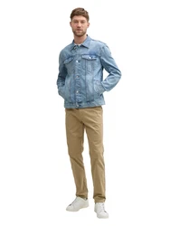 TOM TAILOR Jeansjacke mit Reverskragen Blau/Hellblau