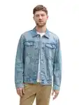 TOM TAILOR Jeansjacke mit Reverskragen Blau/Hellblau