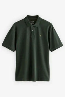 Next Poloshirt Dunkelgrün/Grün