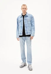 Armedangels Straight-Jeans DYLAANO Herren Hellblau/Blau