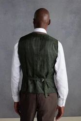 Next Anzugweste Slim Fit Signature Tollegno Anzug Lila/Bordeaux/Dunkelrot/Braun/Dunkelbraun
