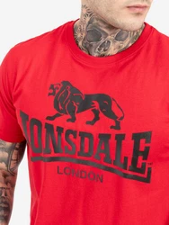 Lonsdale T-Shirt Logo Rot/Dunkelrot