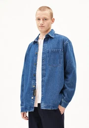 Blouson YUNAAI Herren Overshirt aus Bio-Baumwoll Mix (1-St) Relaxed Fit