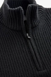 Next Strickpullover Regular Fit mit Reißverschlusskragen 