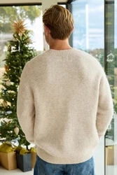 Next Rundhalspullover Signature-Kollektion Beige/Khaki/Braun/Weiß