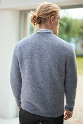 Next Rundhalspullover Signature-Kollektion Grau/Blau/Hellblau/Dunkelblau