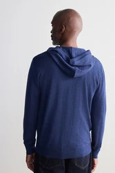 Next Kapuzenpullover Regular Fit Signature Hoodie Dunkelblau/Blau