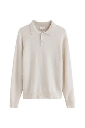 Next Polokragenpullover Regular Fit Signature Khaki/Beige/Braun/Grau/Weiß