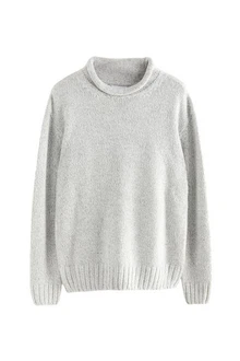 Next Strickpullover mit Tulpenkragen im Regular Fit (1-tlg) 