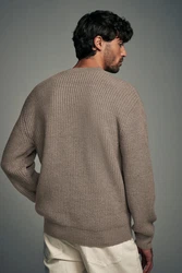 Next V-Ausschnitt-Pullover Regular Fit Beige/Braun/Khaki/Grau