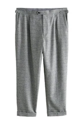 Next Anzughose Slim Fit mit Fischgrätstruktur 