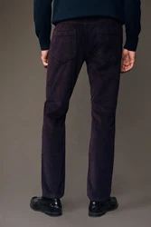 Next 5-Pocket Hose Micro-Chino-Shorts mit 5 Taschen Kombiteil Dunkelrot/Lila/Bordeaux
