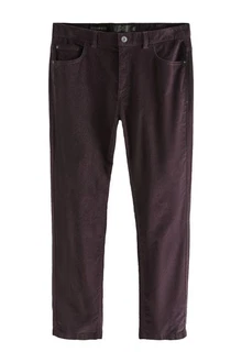 Next 5-Pocket Hose Micro-Chino-Shorts mit 5 Taschen Kombiteil Dunkelrot/Lila/Bordeaux