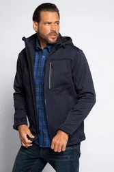 JP1880 Softshelljacke Outdoor wind- wasserabweisend Dunkelblau/Blau