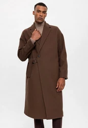 Antioch Wintermantel Bangui Braun/Dunkelbraun/Beige