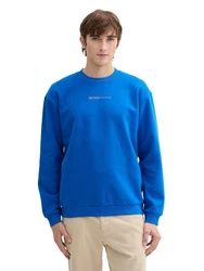 TOM TAILOR Denim Sweatshirt Blau/Hellblau/Dunkelblau