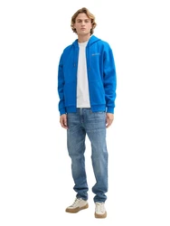 TOM TAILOR Denim Kapuzenjacke mit Reißverschluss 