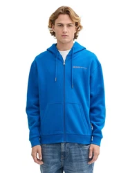 TOM TAILOR Denim Kapuzenjacke mit Reißverschluss 