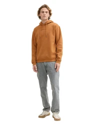 TOM TAILOR DENIM Sweatshirt Braun/Orange/Khaki