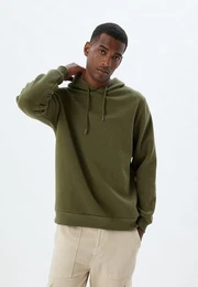 Kapuzensweatshirt Kapuzenkragen Softshell