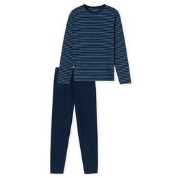 Pyjama Herren Schlafanzug, lang - Casual Essentials, (2 tlg)