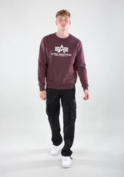 ALPHA INDUSTRIES Sweatshirt Bordeaux/Dunkelrot/Lila