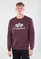 ALPHA INDUSTRIES Sweatshirt Bordeaux/Dunkelrot/Lila