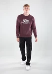 ALPHA INDUSTRIES Sweatshirt Bordeaux/Dunkelrot/Lila