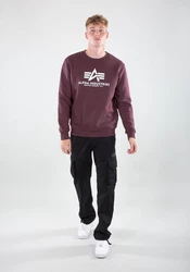 ALPHA INDUSTRIES Sweatshirt Bordeaux/Dunkelrot/Lila