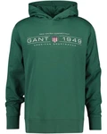 GANT Sweatshirt GRAPHIC HOODIE Dunkelgrün/Türkis