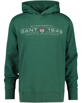 GANT Sweatshirt GRAPHIC HOODIE Dunkelgrün/Türkis GANT Sweatshirt GRAPHIC HOODIE Dunkelgrün/Türkis