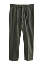 Next Chinohose mit Stretch und Lyocell Khaki/Dunkelgrün