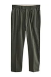 Next Chinohose mit Stretch und Lyocell Khaki/Dunkelgrün