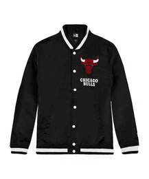 Sweatjacke Chicago Bulls Logo Varsity Jacke Nylon