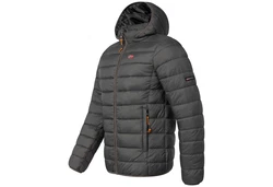 Geographical Norway Winterjacke AMIG Schwarz/Dunkelgrau/Dunkelgrün/Grau