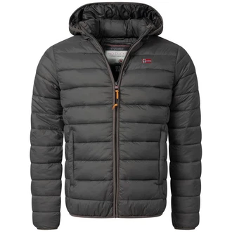 Geographical Norway Winterjacke AMIG Schwarz/Dunkelgrau/Dunkelgrün/Grau