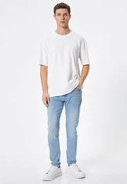 Skinny-fit-Jeans Normale Leibhhe Skinny