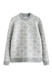 Next Rundhalspullover Relaxed Fit 