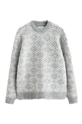 Next Rundhalspullover Relaxed Fit 