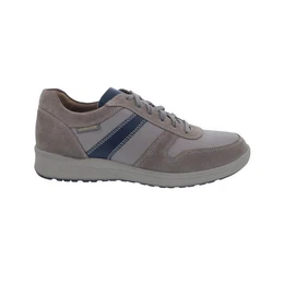 Vito Sneaker, Velours- und Glattleder komb., warm grey (taupe Schnrschuh