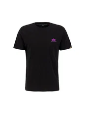 ALPHA INDUSTRIES T-Shirt Rosa/Schwarz/Lila
