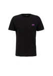 ALPHA INDUSTRIES T-Shirt Rosa/Schwarz/Lila