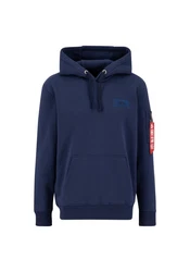 ALPHA INDUSTRIES Sweatshirt Dunkelblau/Hellblau